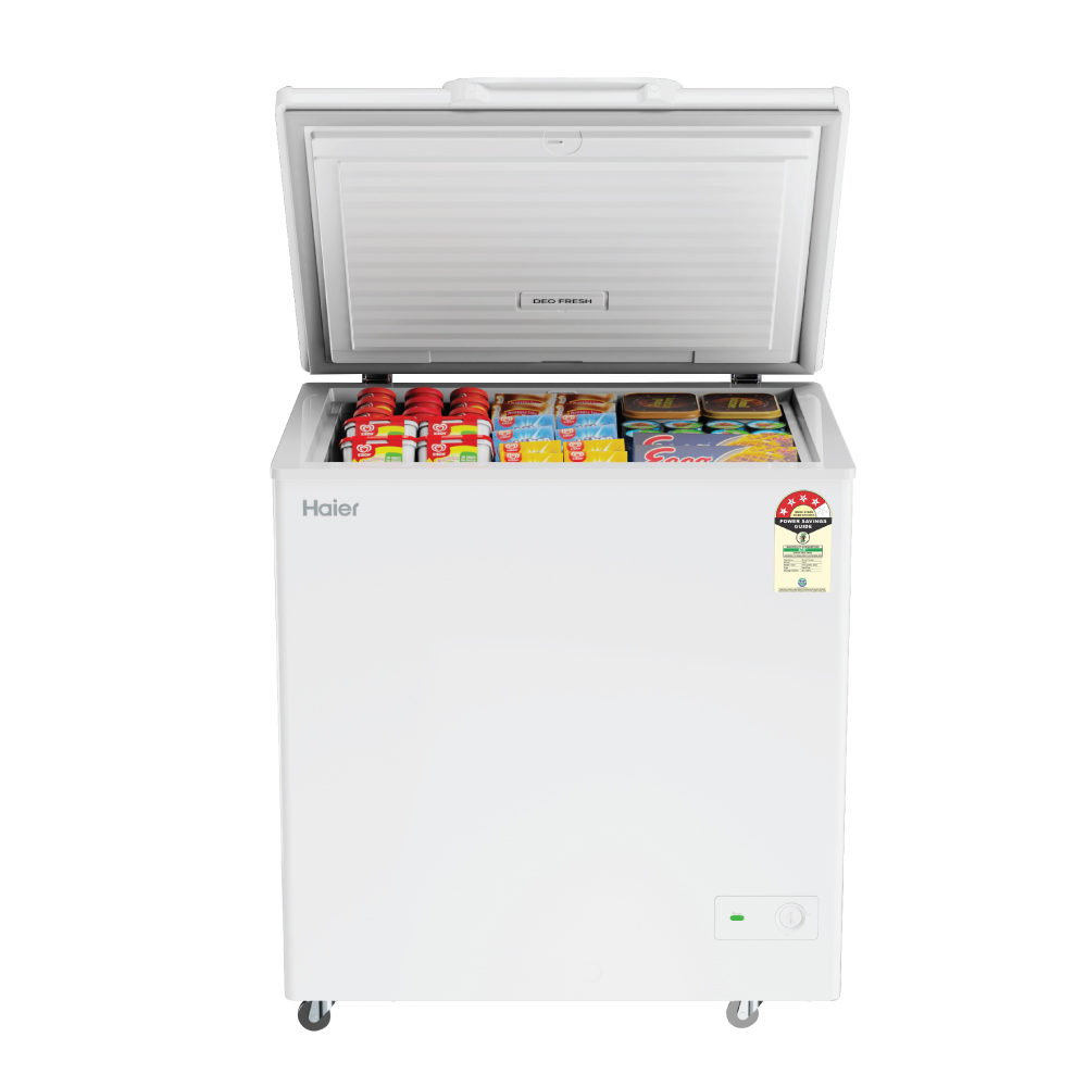 Haier 230 Ltr Single door- White Colour Convertible Hard top Freezer